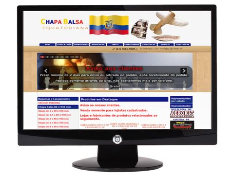  Lojas Virtuais: Aeromodelismo: Chapa Balsa Equatoriana