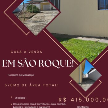 Casa a venda em São Roque! 