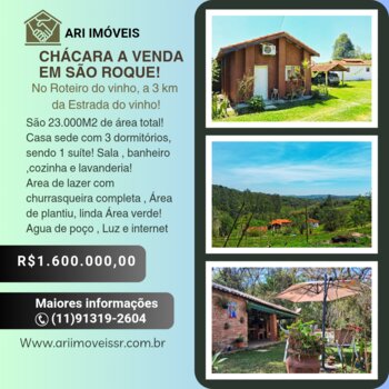 Chácara a venda em São Roque!